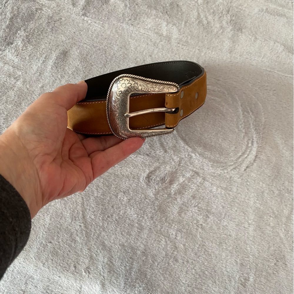 Nocona western style men’s brown leather belt